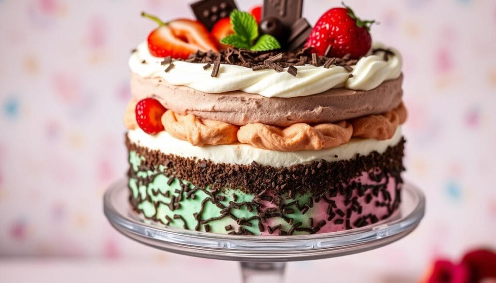 ice cream cake with picture